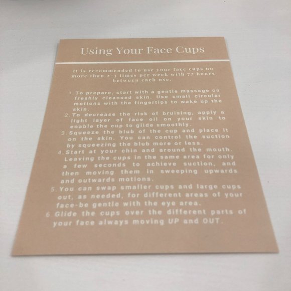 BRAND NEW: 889 Glass Face Cupping Set - Picture 3 of 4